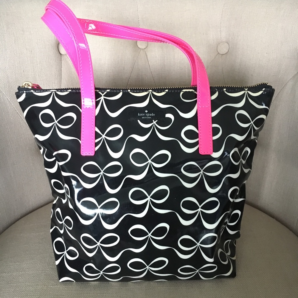 Kate Spade Vinyl Tote - Small with Zipper